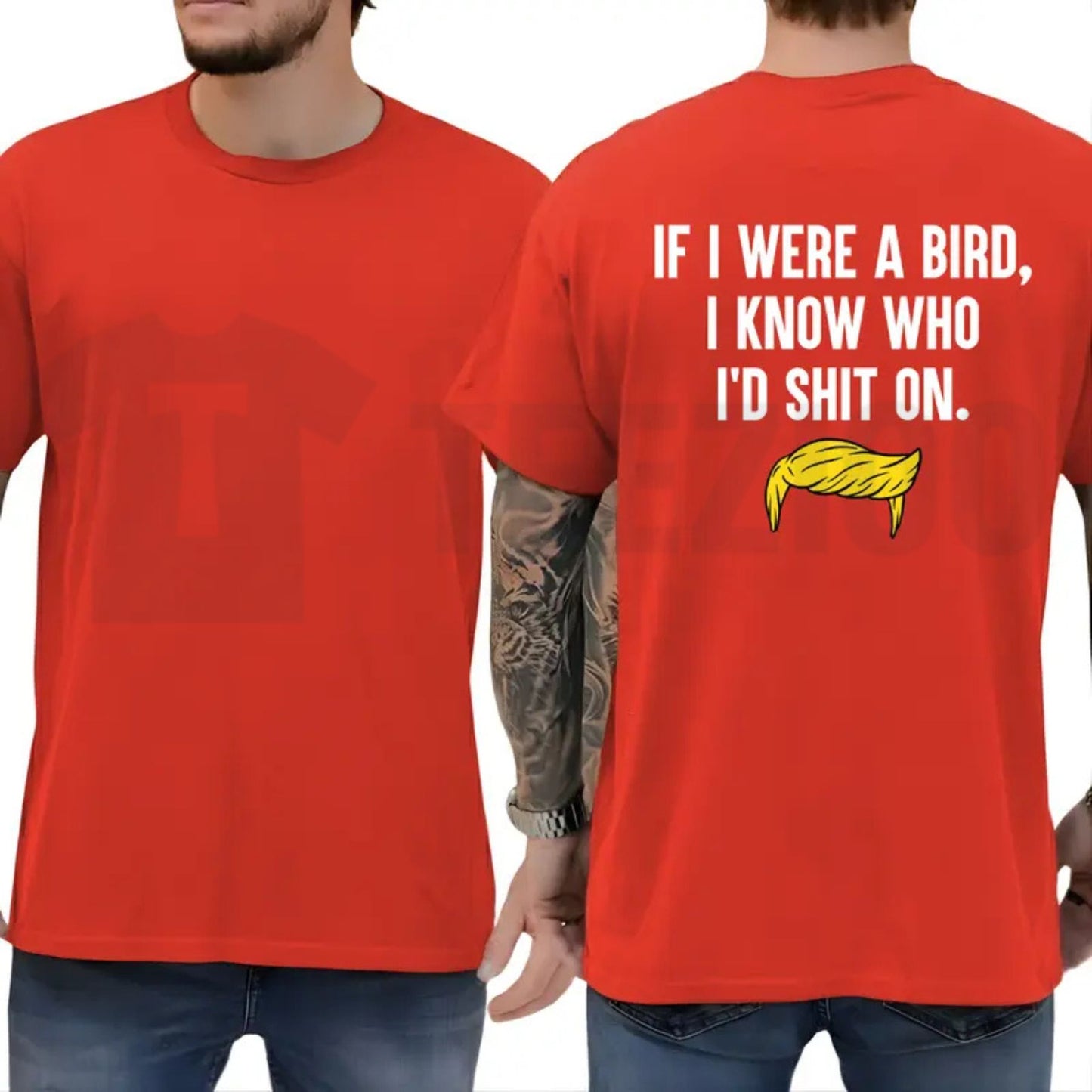 If I Were a Bird Funny Humor T-Shirt – Sarcastic Graphic Tee for Adults