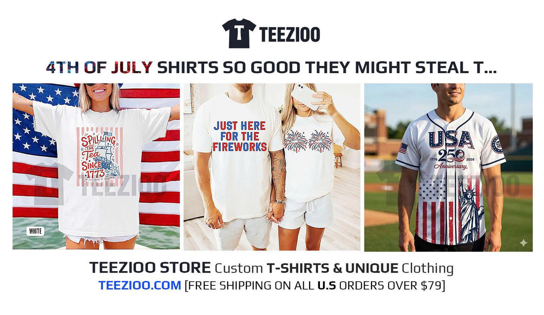 4TH OF JULY SHIRTS SO GOOD THEY MIGHT STEAL THE BBQ'S THUNDER 🇺🇸😂