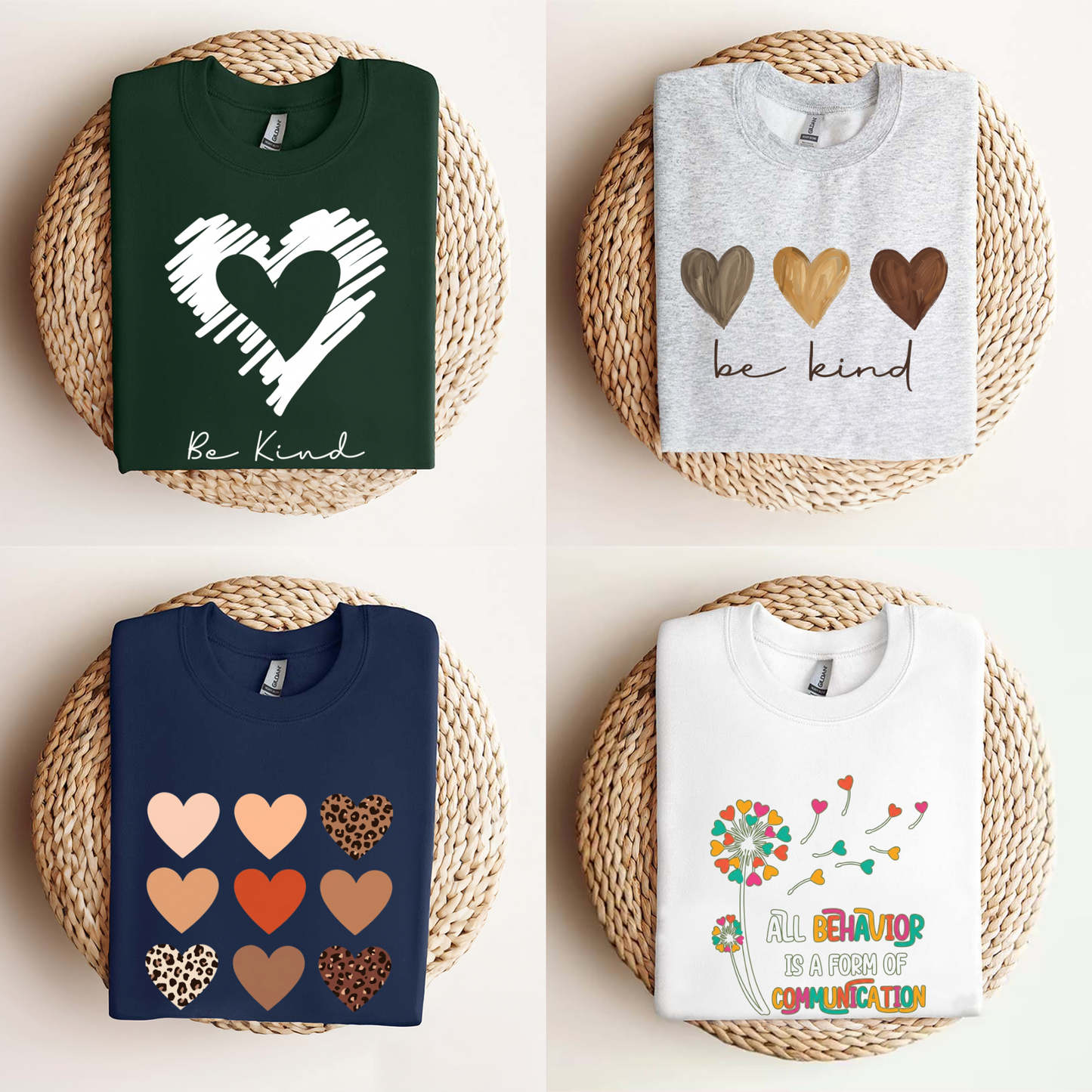Wild Heart Women’s Leopard & Heart Print Set – Casual Summer Outfit, Lightweight Matching Set