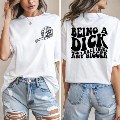 “Being A Jerk” Funny T-Shirt – Sarcastic Humor Graphic Tee, Unisex Cotton Shirt