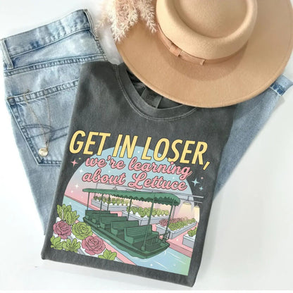 Comfort Colors Get In Loser Magical Journey T-Shirt – Playful Theme Park Graphic Tee, Retro Vacation Aesthetic Shirt