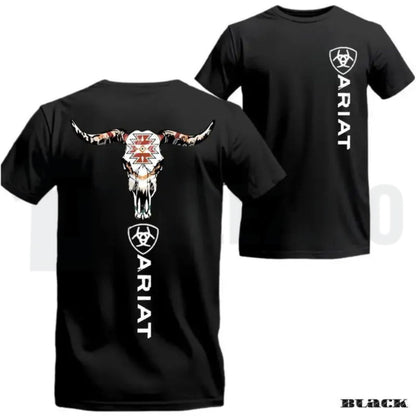 Western Style Graphic T-Shirt – Vintage Everyday Unisex Cowboy Tee