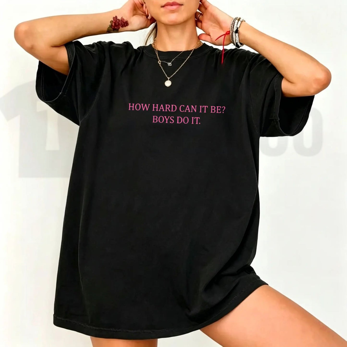How Hard Can It Be Boys Do It T-Shirt