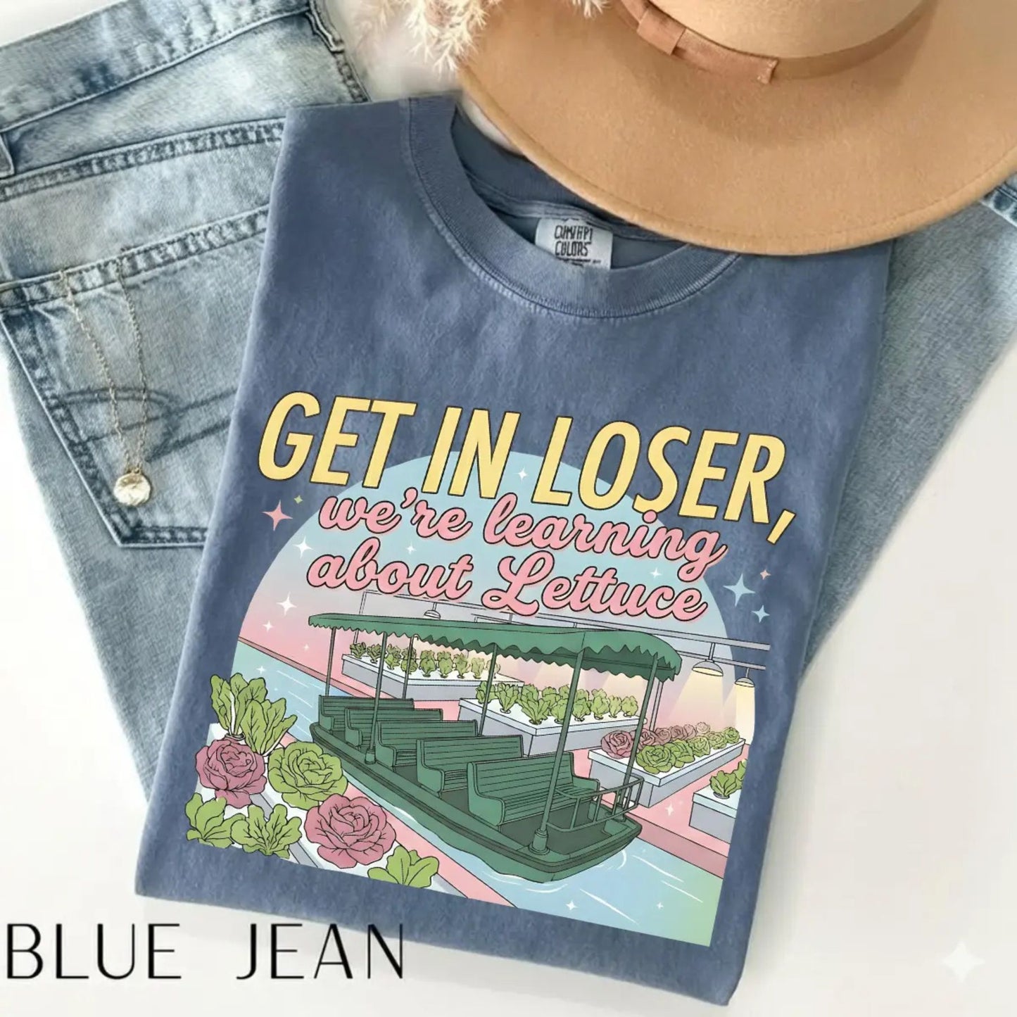Comfort Colors Get In Loser Magical Journey T-Shirt – Playful Theme Park Graphic Tee, Retro Vacation Aesthetic Shirt