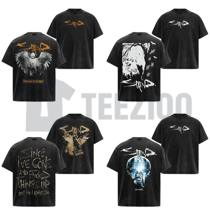 Retro Staind "Break The Cycle" Tee – Nu-Metal Rock Graphic T-Shirt