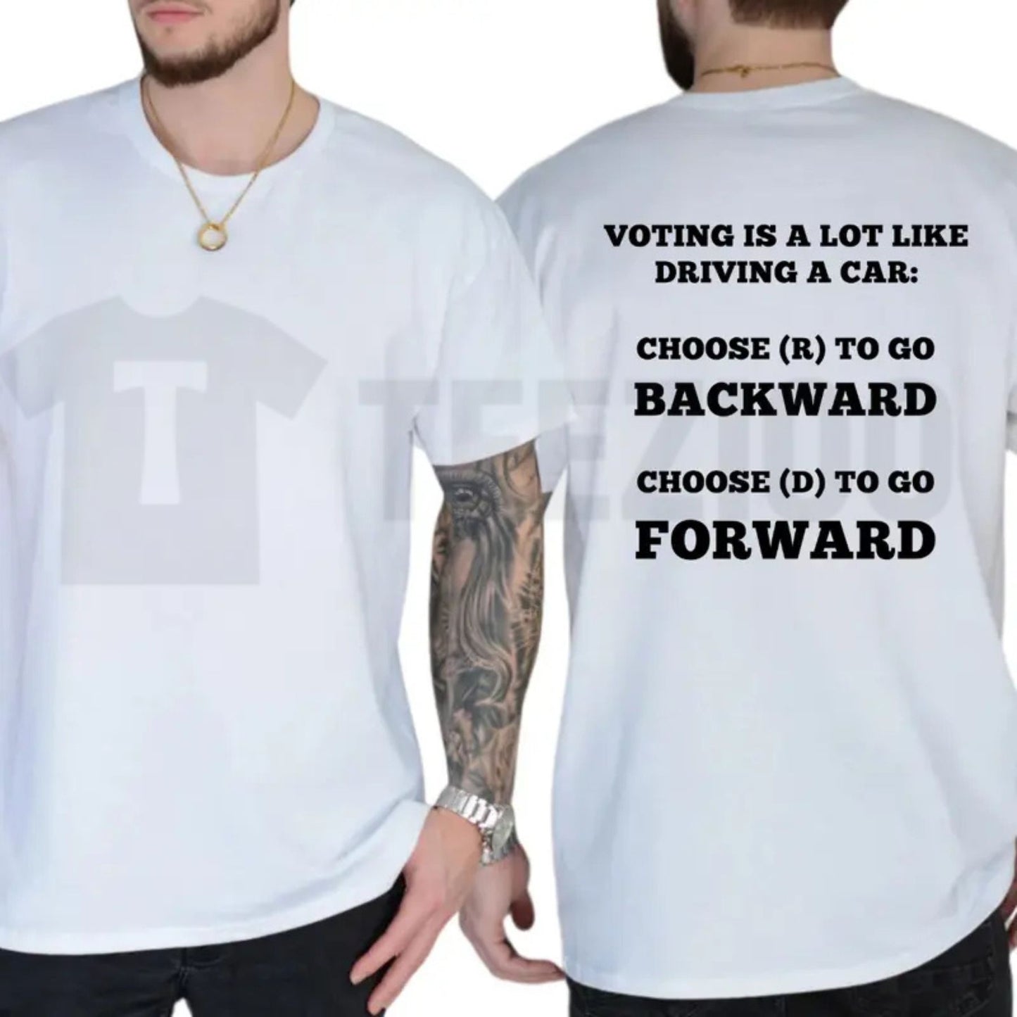 Voting Is Like Driving A Car T-Shirt