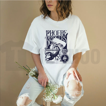 Phoebe Bridgers On Tour Harajuku Style Indie Rock Unisex Graphic T-Shirt