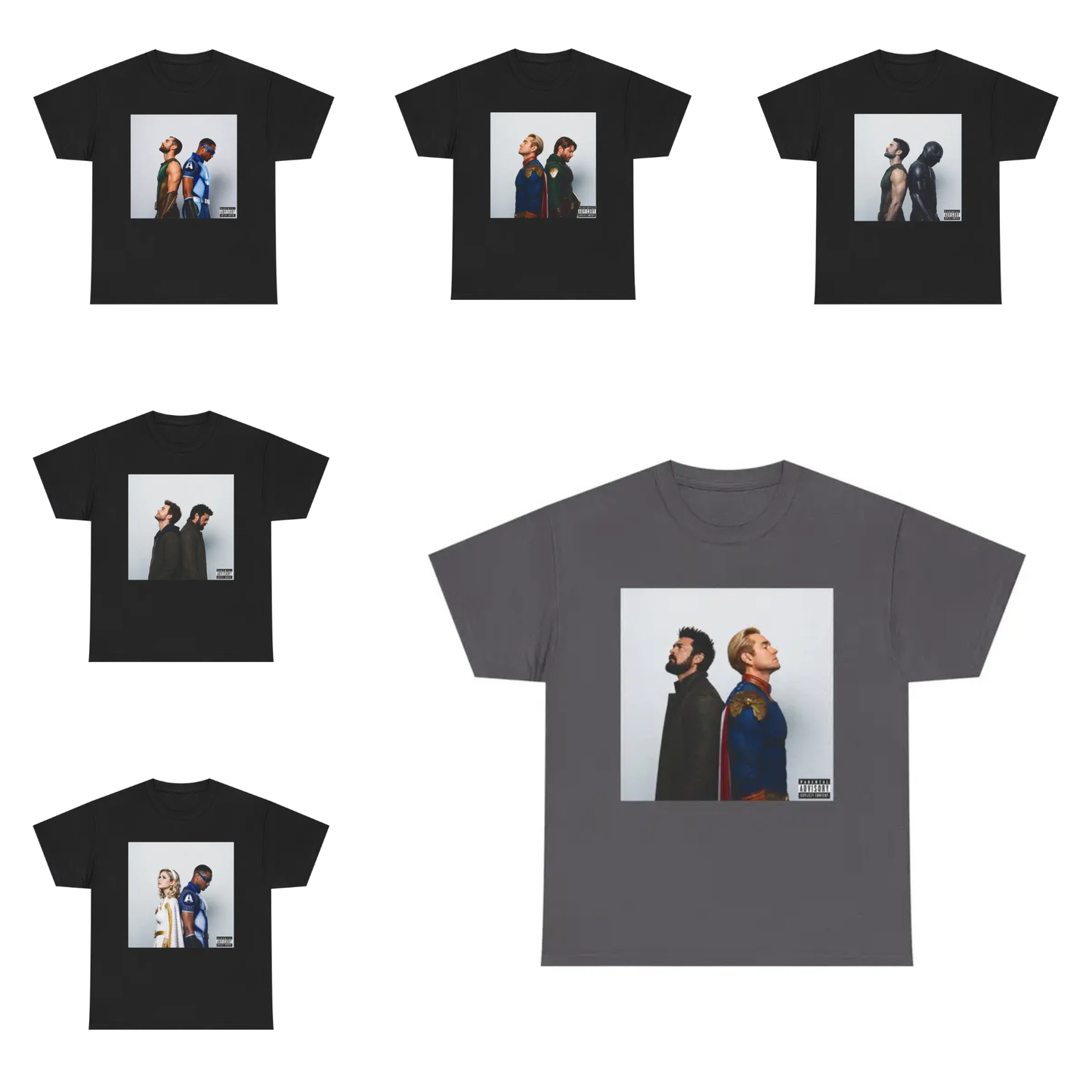 The Boys Side by Side Album Shirt – Distressed Rock Aesthetic Graphic Tee