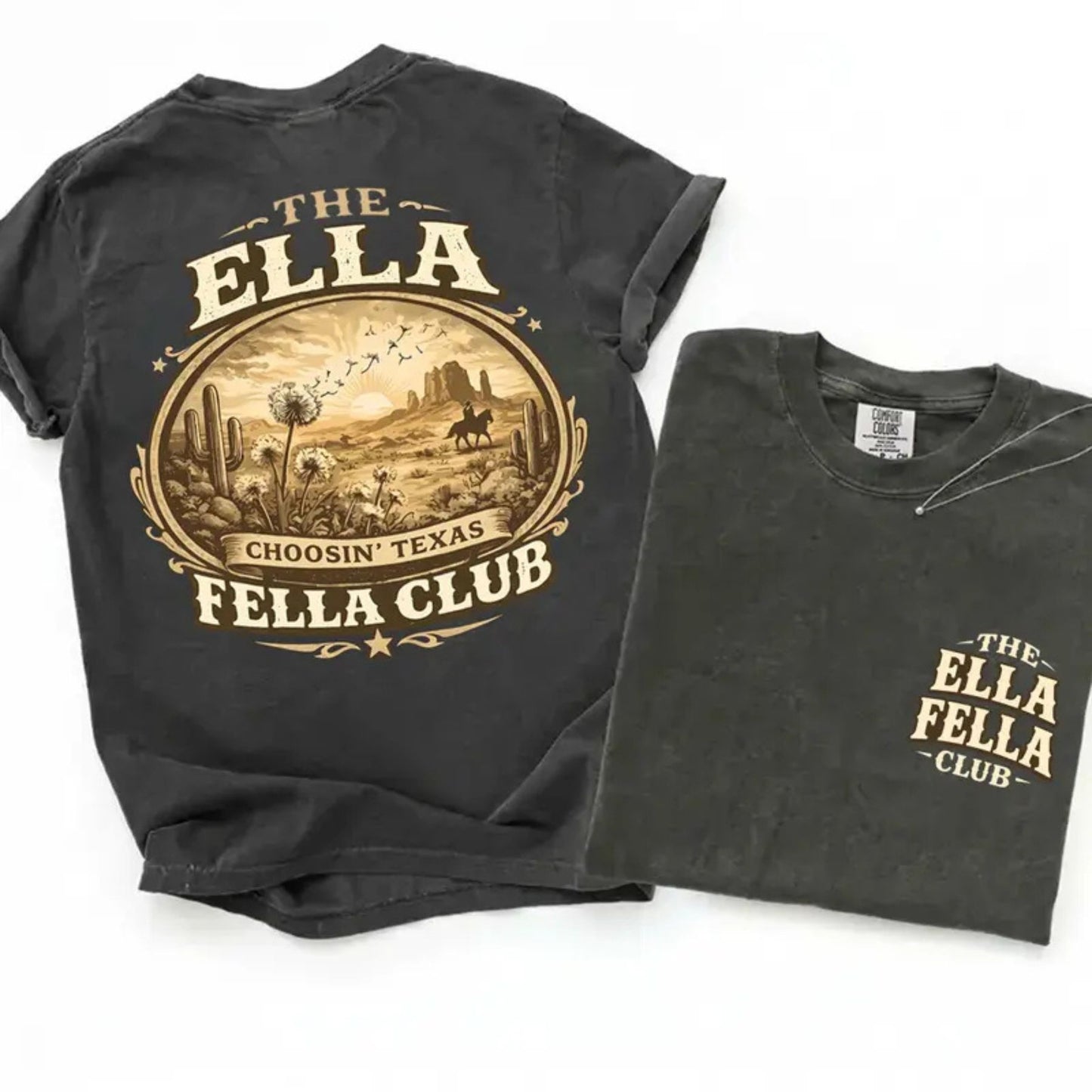 Texas Western Cowboy Graphic T-Shirt – Desert Rodeo Aesthetic Tee, Vintage Cowgirl Style Shirt