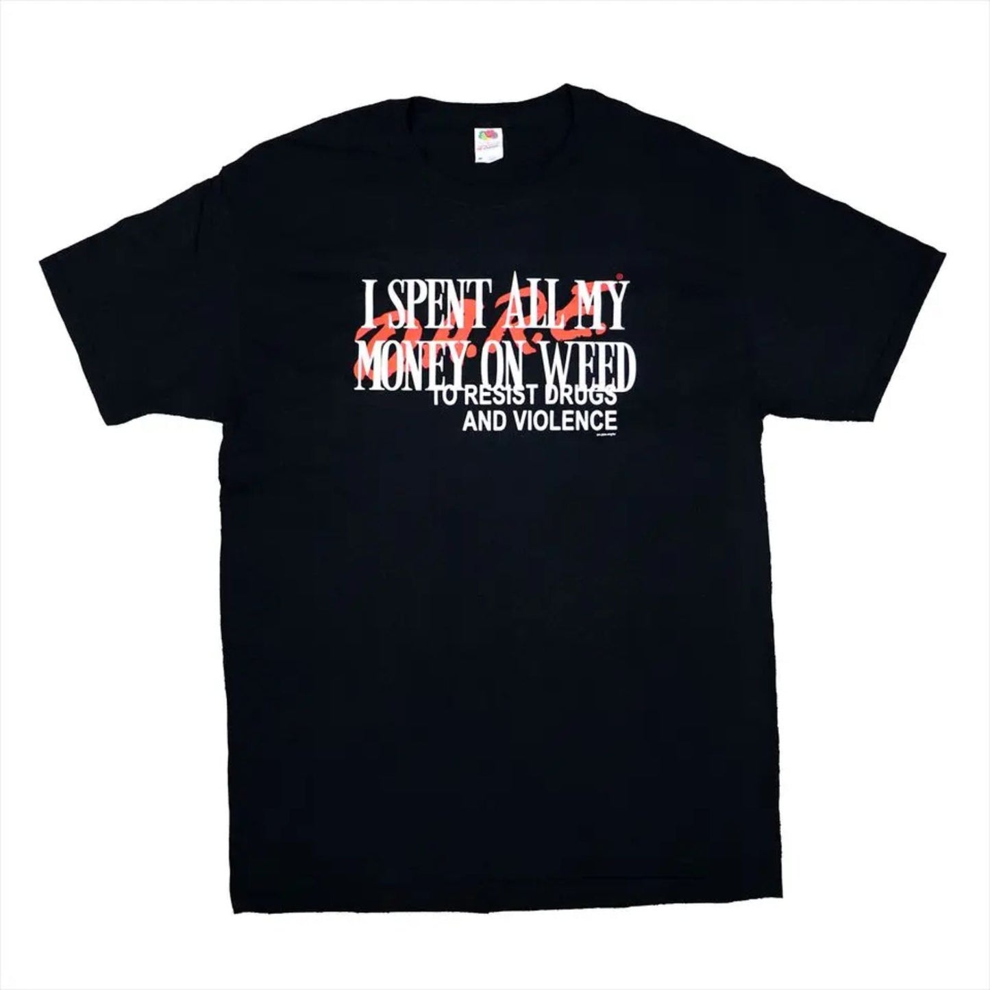 "I Spent All My Money" Funny T-Shirt – Retro Humor Graphic Tee, Unisex Cotton Shirt