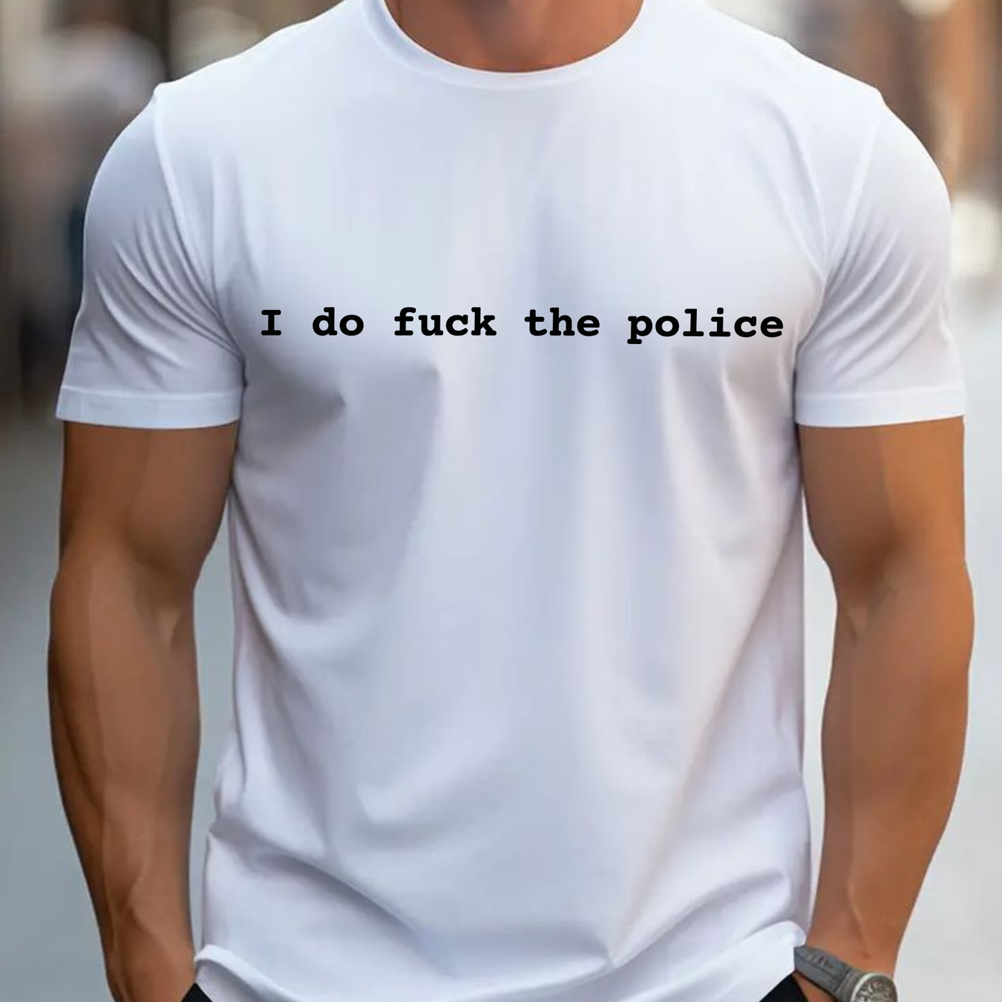 "I Do Fuk The Police" Statement Shirt