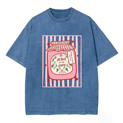 Sweet Strawberry "Jesus Is My Jam" Christian Tee