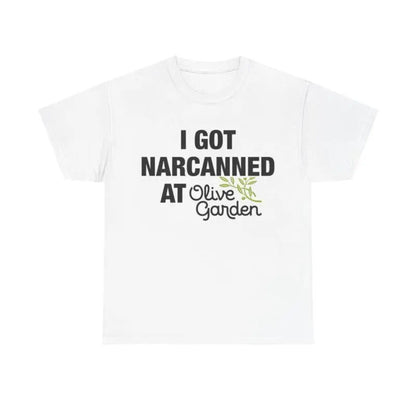 "I Got Saved at an Italian Restaurant" Funny Dark Humor T-Shirt – Streetwear Graphic Tee, Unisex Cotton Shirt
