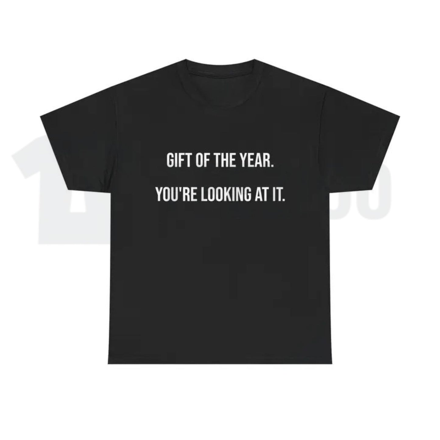 Gift Of The Year Graphic T-Shirt – Funny Father's Day Family Tee, Humorous Everyday Urban Streetwear Shirt for Men