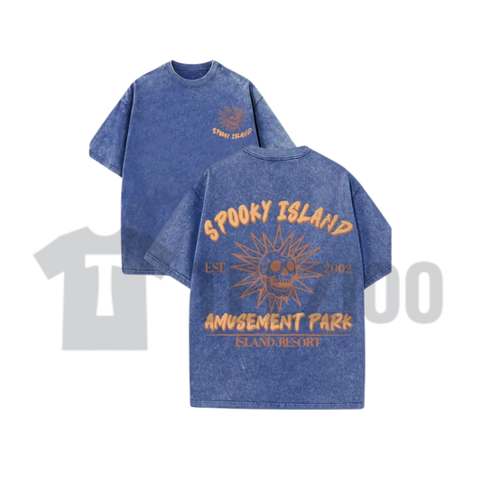 Vintage Spooky Island Ghost Park T-Shirt