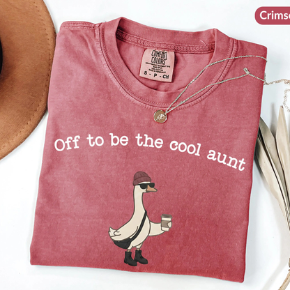 Auntie Silly Goose T-Shirt – Groovy Cool Aunt Club Tee