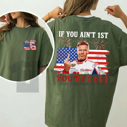 Shake and Bake 4th of July T-Shirt – Retro Patriotic Racing Graphic Tee