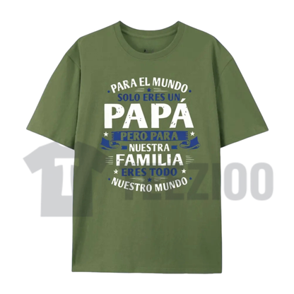 Día Del Padre Spanish Saying Shirt – Bold Retro Typography Graphic Tee