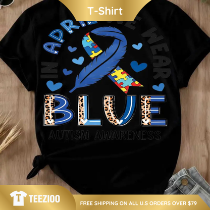 "Wear Blue" Autism Awareness Graphic Shirt