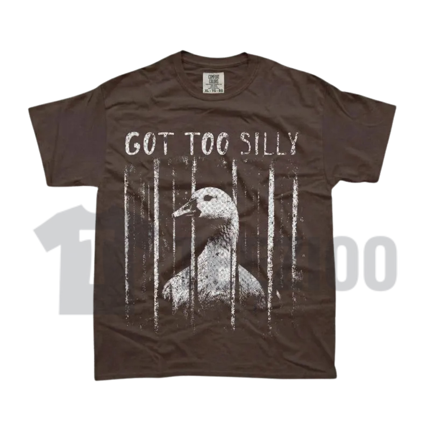 "Got Too Silly" T-Shirt – Vintage Sarcastic Cartoon Graphic Tee