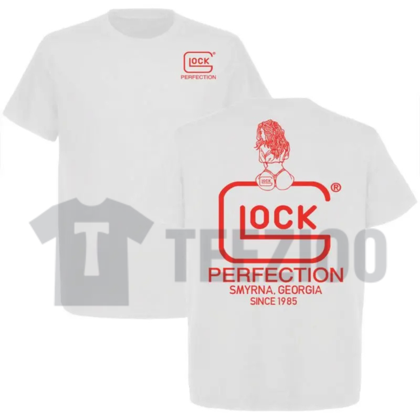 Glock Perfection Fan T-Shirt – Retro Industrial Precision Graphic Tee