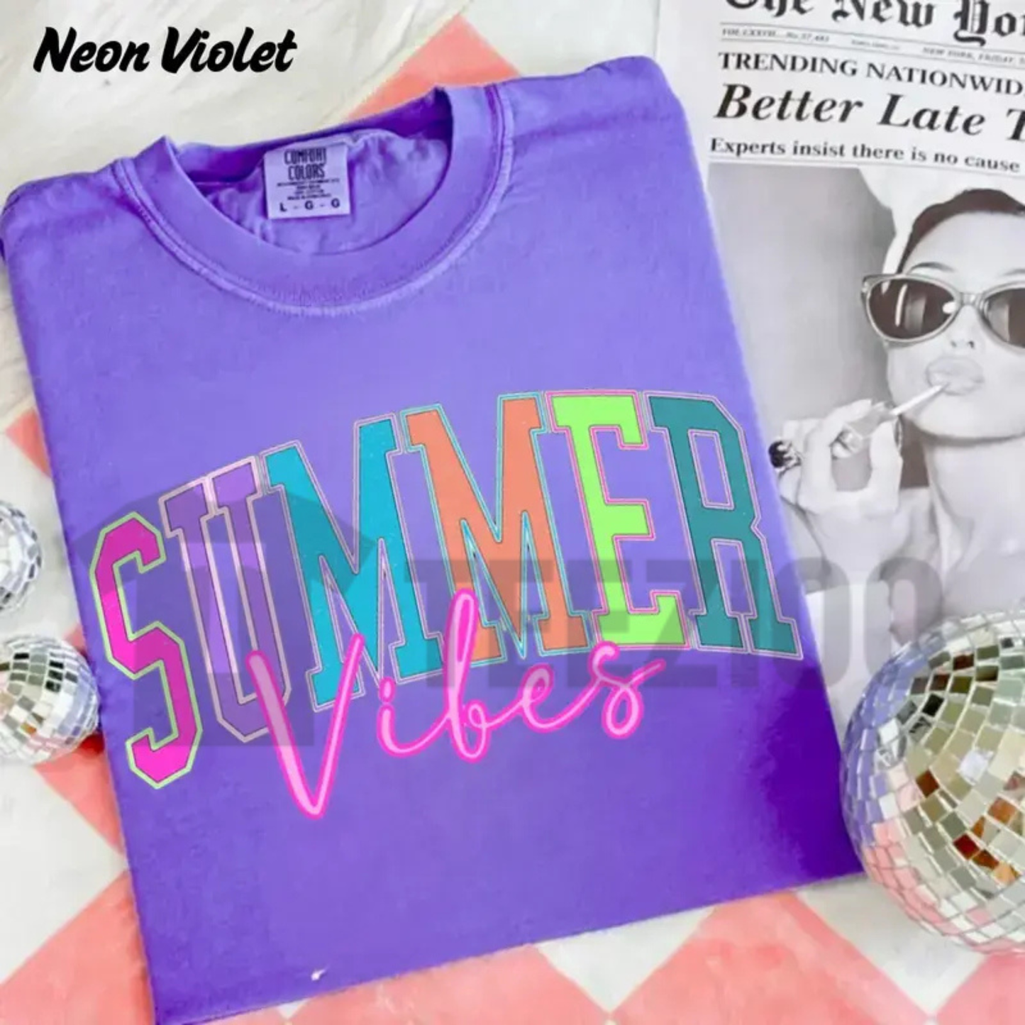 Endless Summer Vibes Shirt – Retro Aesthetic West Coast Surf Tee