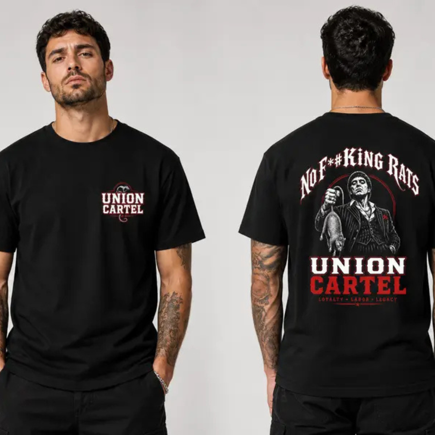 Union Cartel Loyalty T-Shirt – Retro Mobster Outlaw Graphic Tee