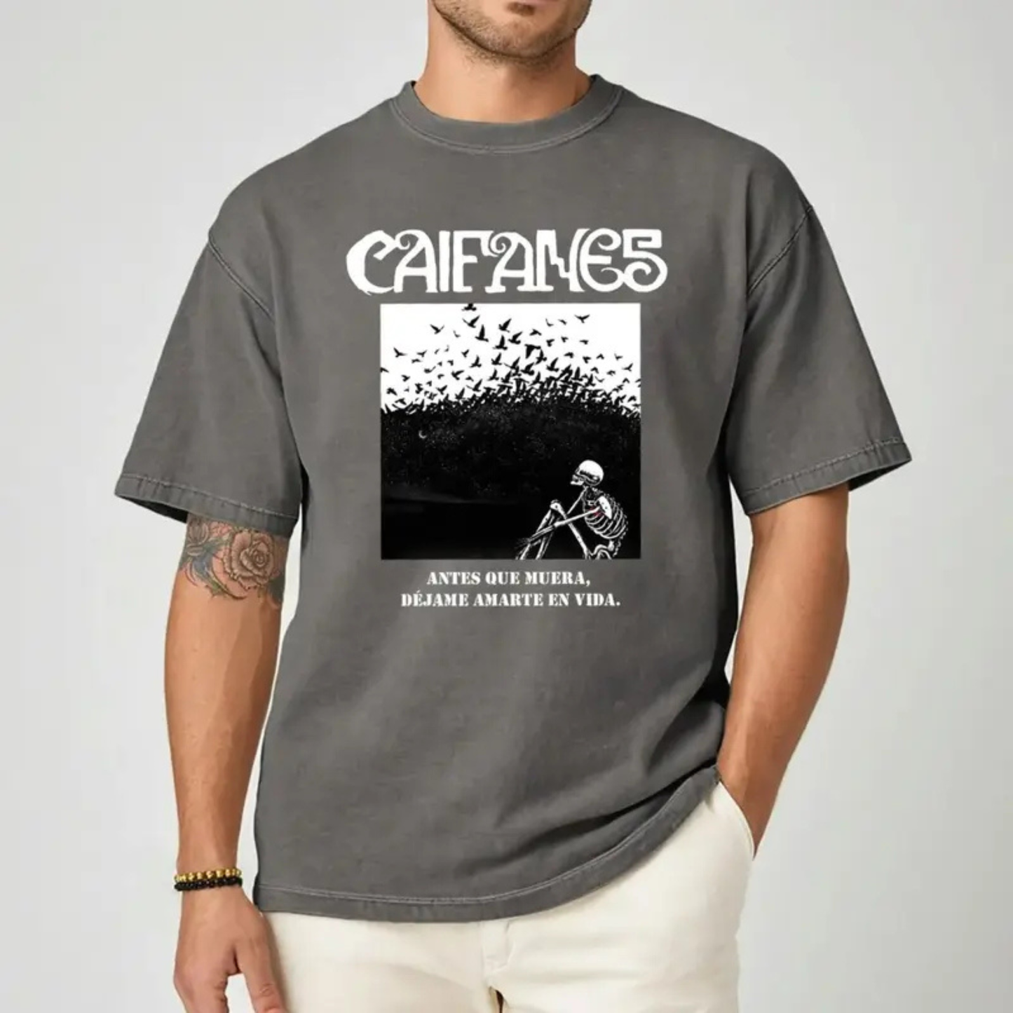 Retro Caifanes "Miedo" T-Shirt – Vintage Rock en Español Graphic Shirt