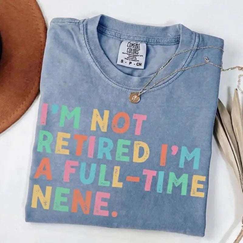 Aesthetic Floral Grandma Retirement T-Shirt