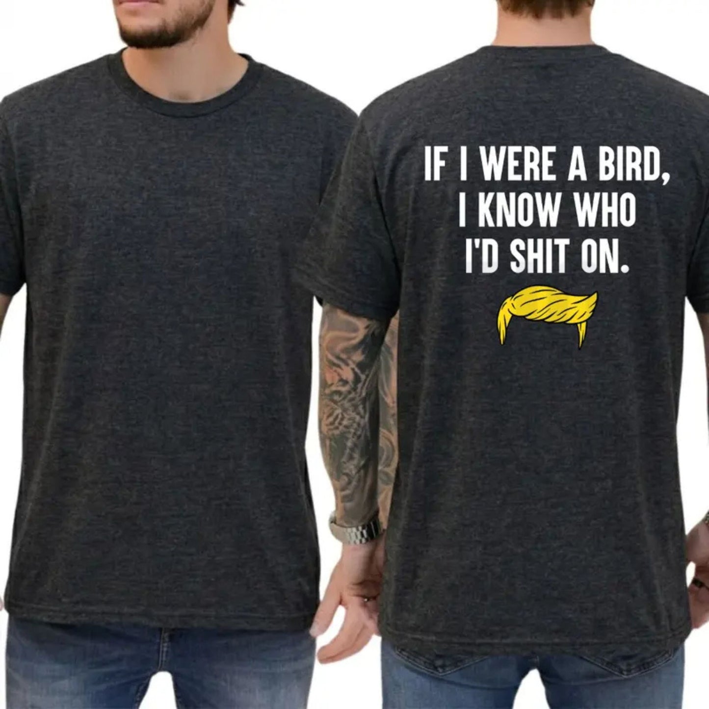 If I Were a Bird Funny Humor T-Shirt – Sarcastic Graphic Tee for Adults