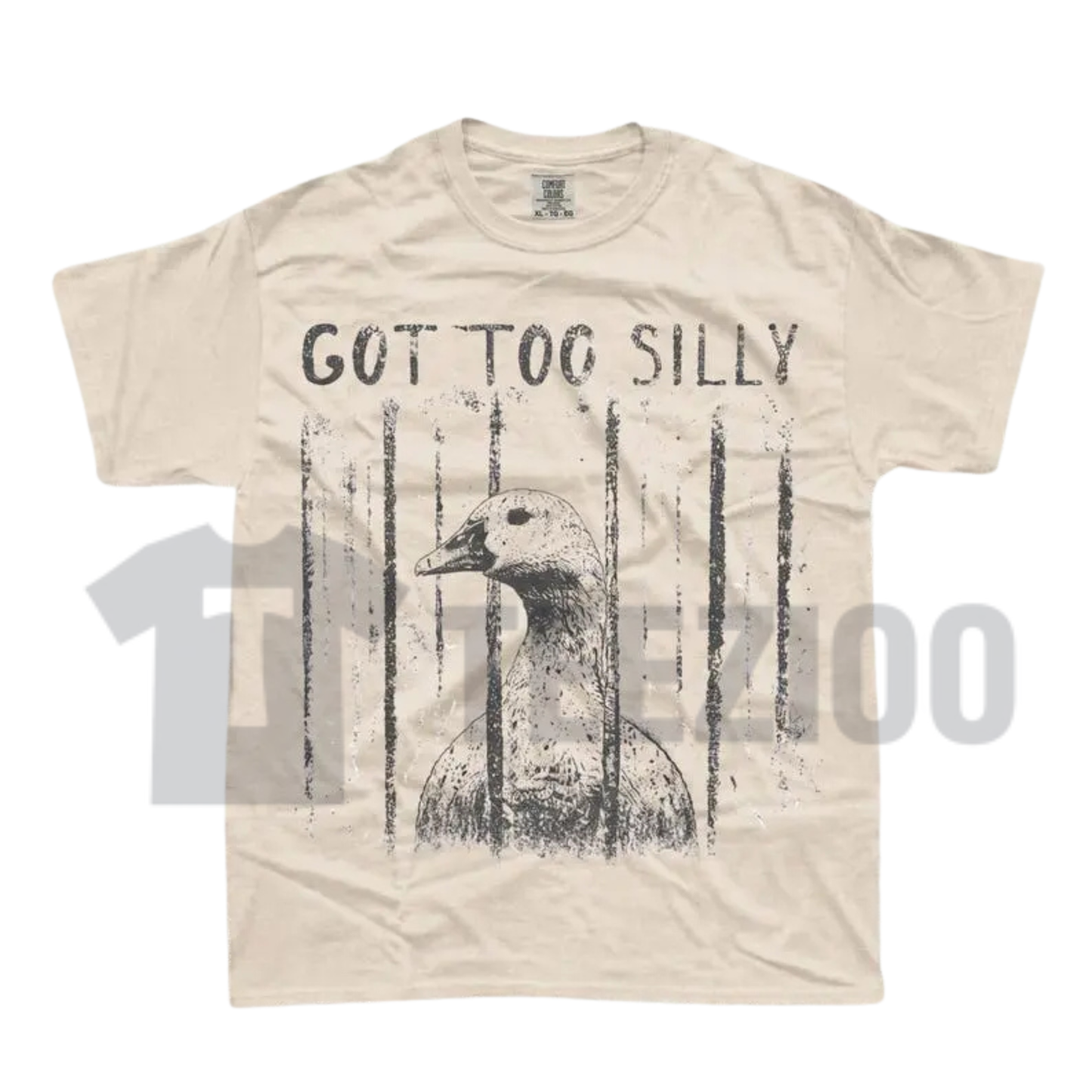 "Got Too Silly" T-Shirt – Vintage Sarcastic Cartoon Graphic Tee