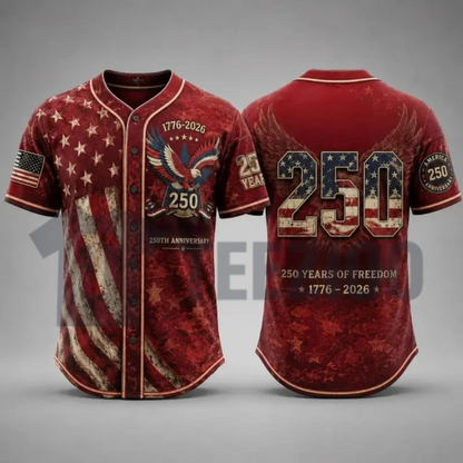 America 250th Anniversary Baseball Jersey