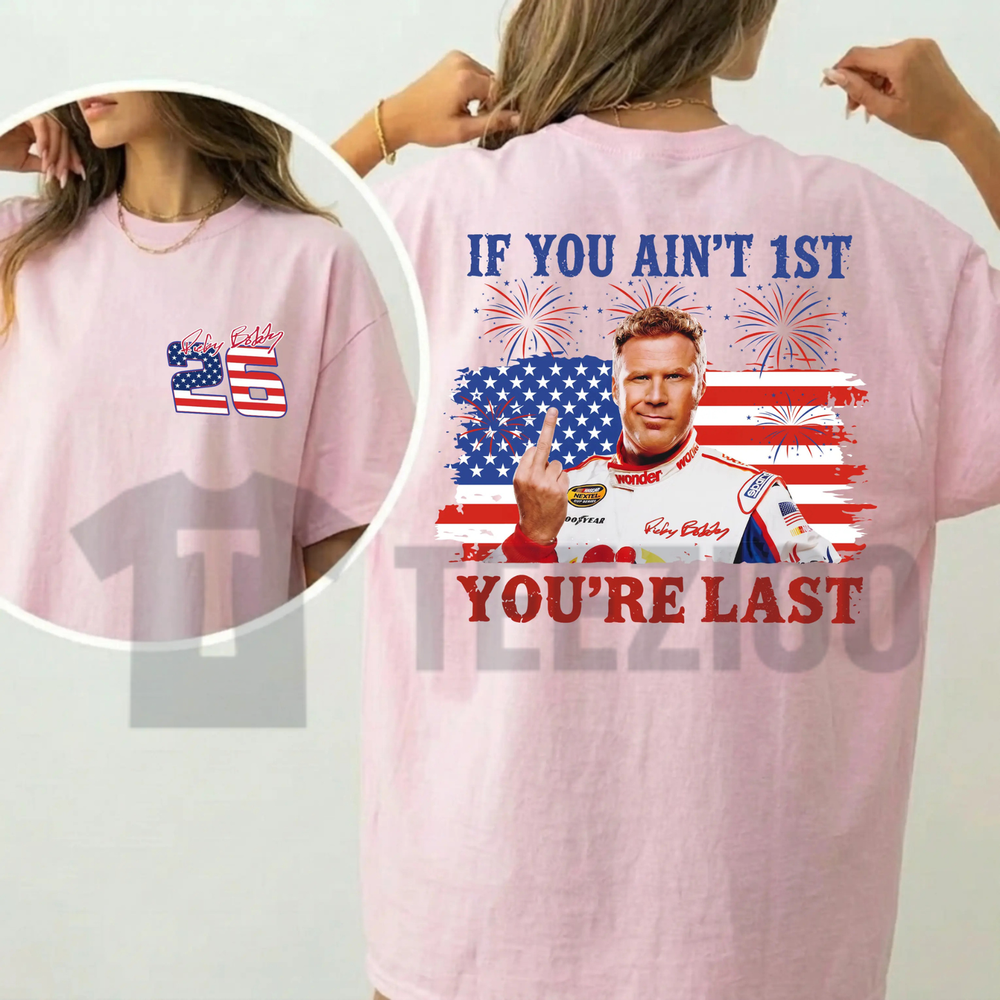 Shake and Bake 4th of July T-Shirt – Retro Patriotic Racing Graphic Tee