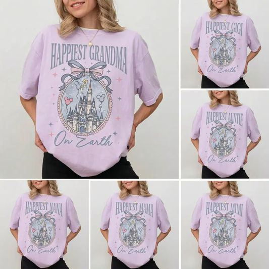 Happiest Mom T-Shirt – Vintage Magic Kingdom Style Shirt