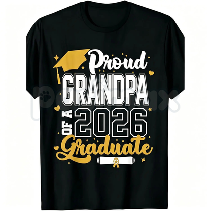 Class of 2026 Proud Mom T-Shirt – Vintage Senior 2026 Graduation Shirt