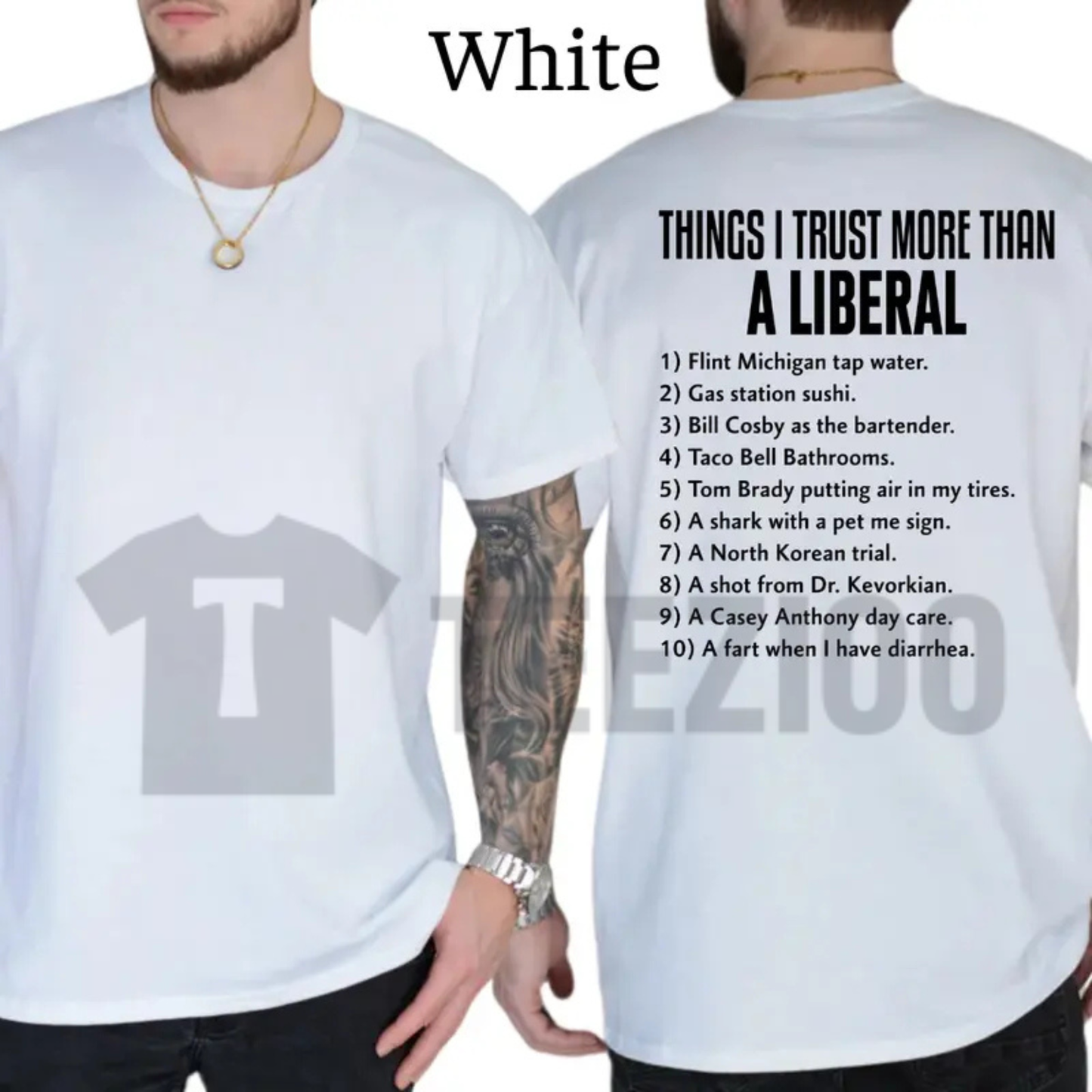 "Things I Trust More" Retro Tee – Funny Free Thinker Patriot Shirt