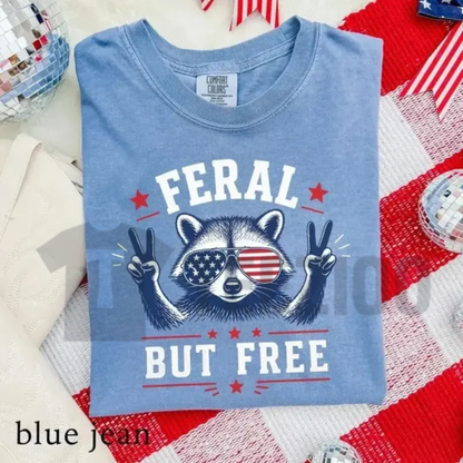 Funny Raccoon America 2026 Shirt – Retro Aesthetic Coastal Vibe Graphic Tee
