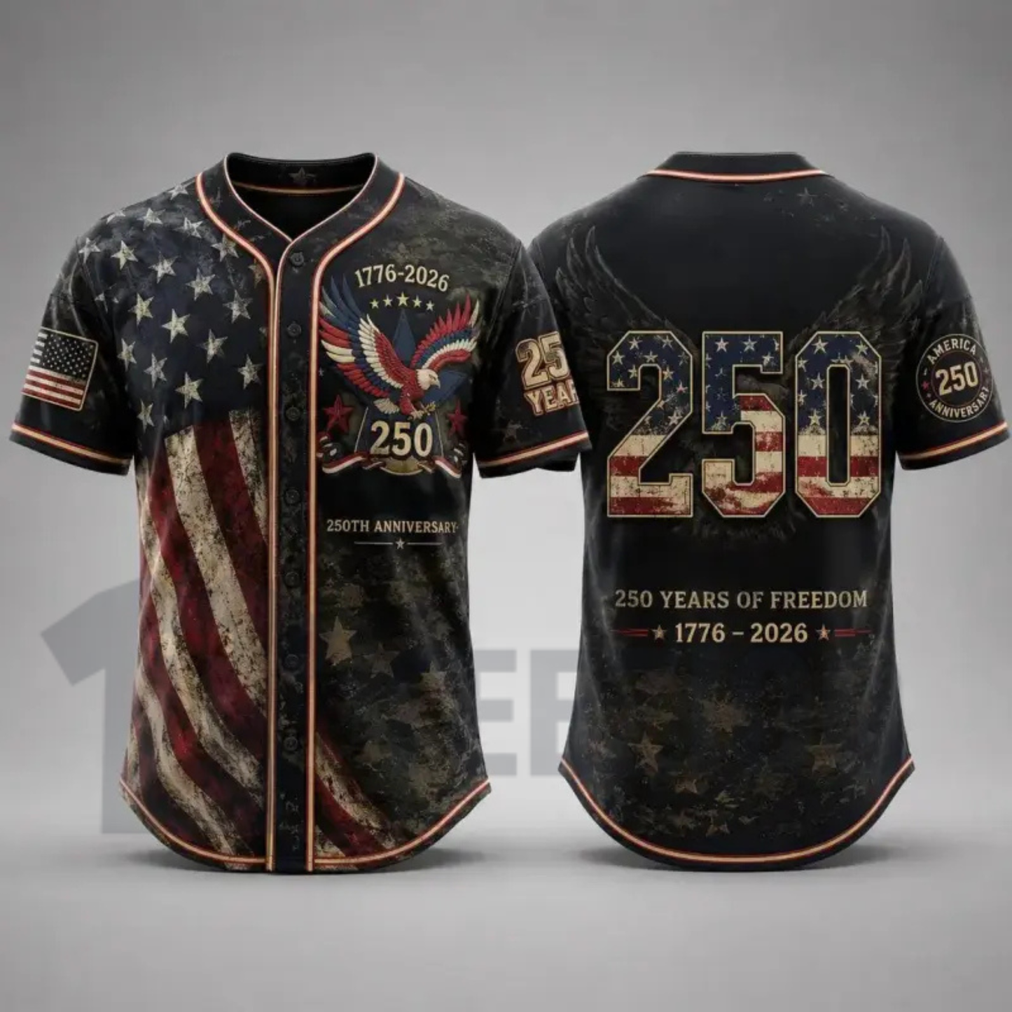 America 250th Anniversary Baseball Jersey