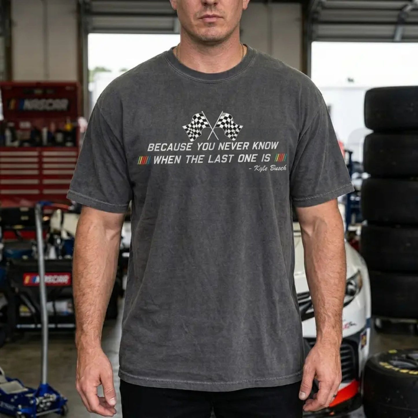 KB Tribute Racing Legend Memorial Rowdyyy Premium Graphic T-Shirt