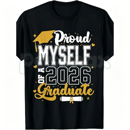 Class of 2026 Proud Mom T-Shirt – Vintage Senior 2026 Graduation Shirt