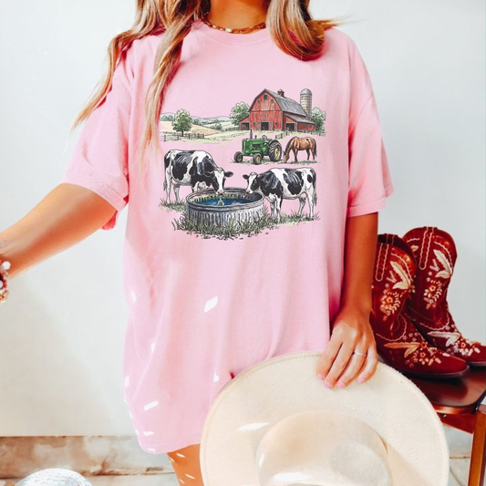 90s Heritage Farm T-Shirt – Classic American Country Lifestyle Tee - Teezioo