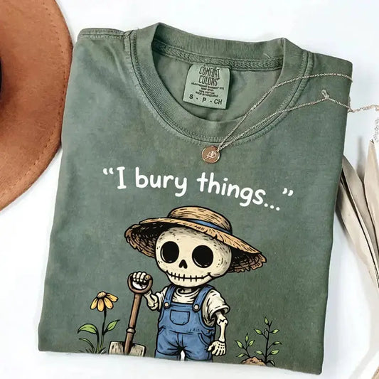 Vintage Washed "I Bury Things" T-Shirt