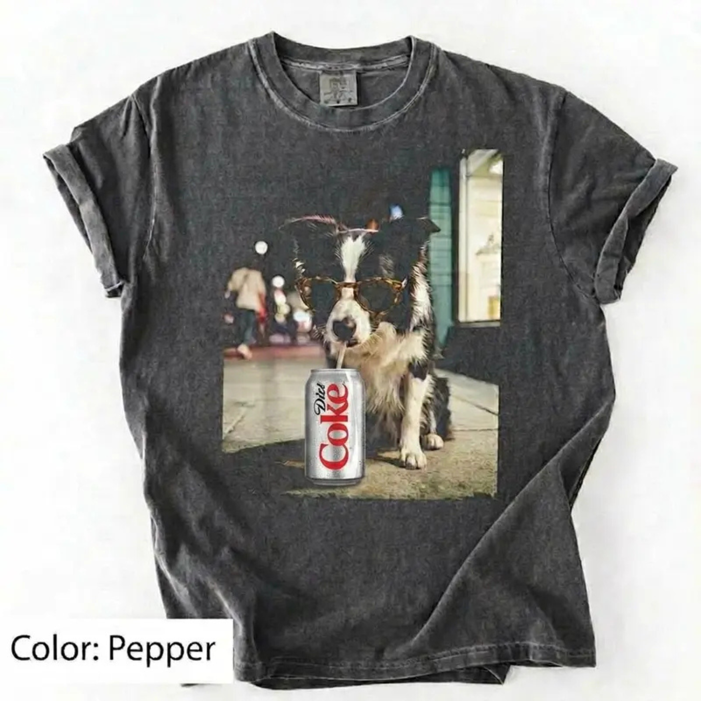 Dogs Drinking Diet Soda T-Shirt – Retro Golden Retriever Graphic Tee