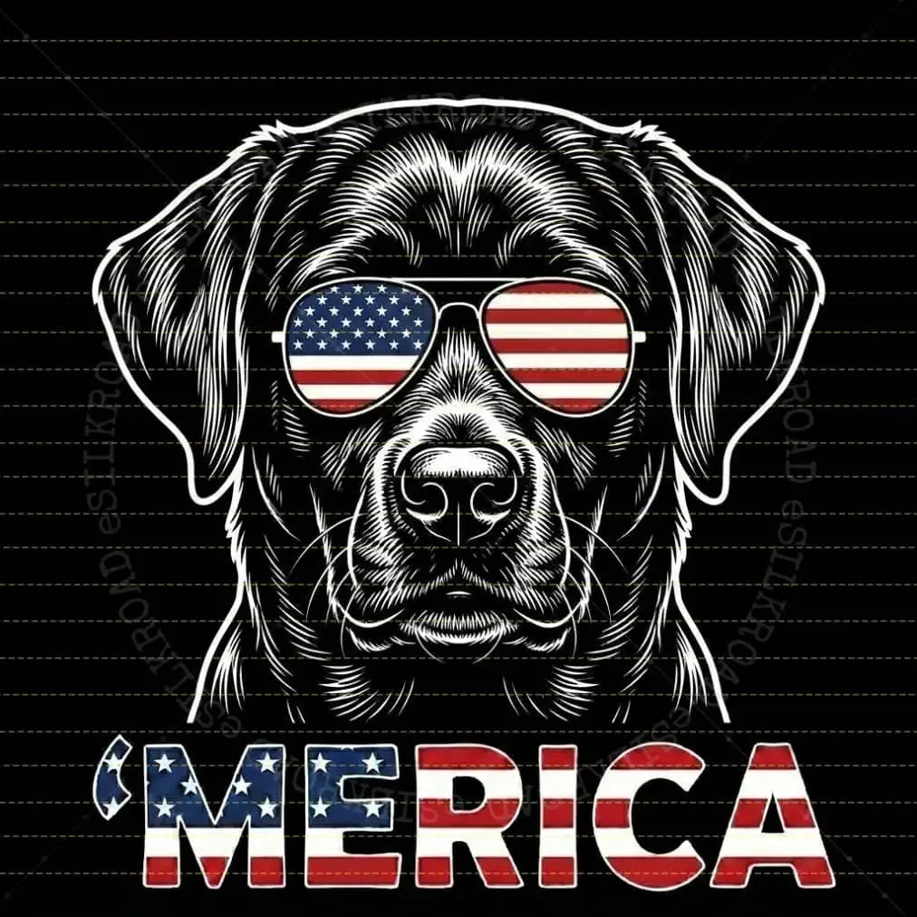 4th of July Dog Lover T-Shirt – Vintage Independence Day Graphic Tee