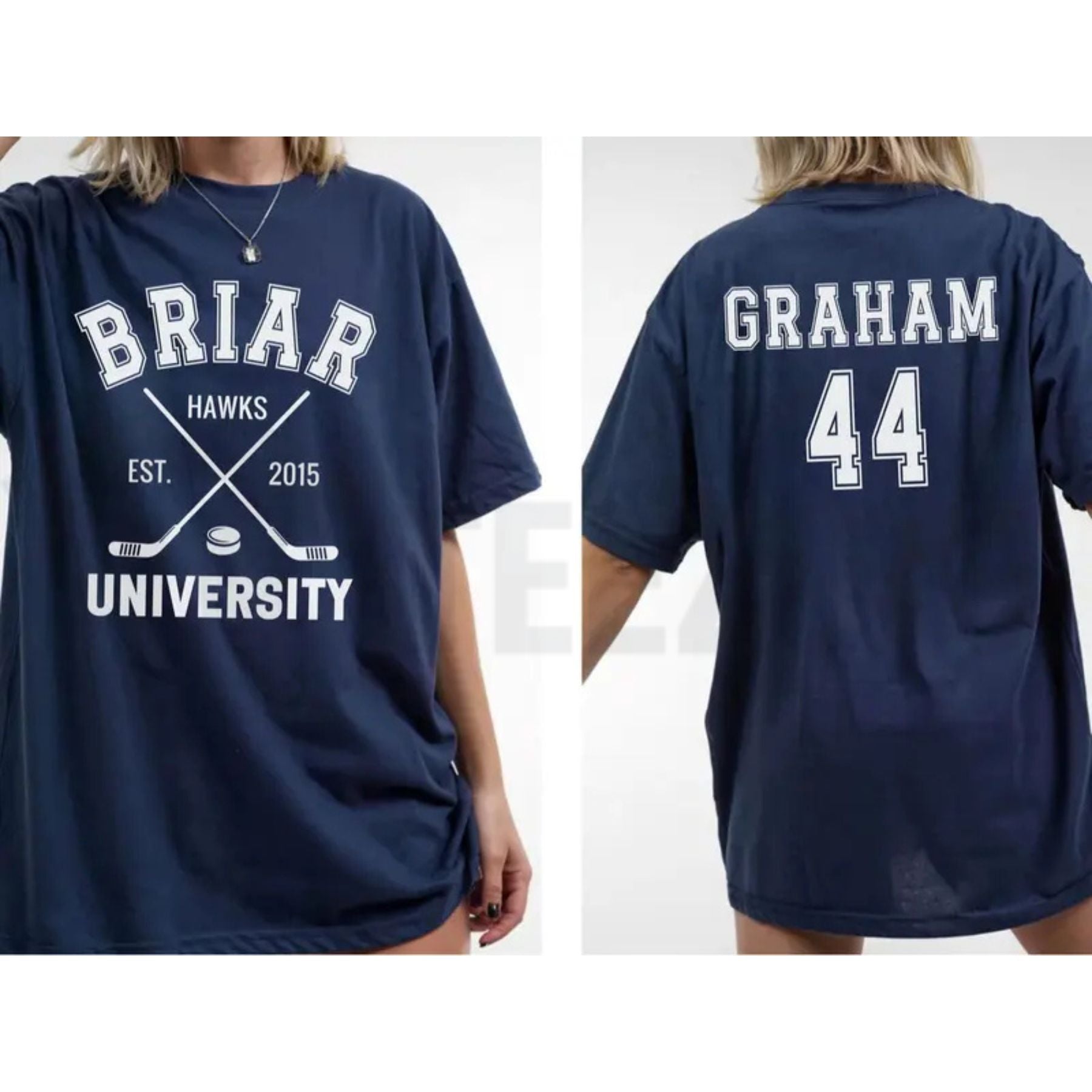 Briar U Hockey T-Shirt – Vintage Off-Campus Book Club Tee - Teezioo