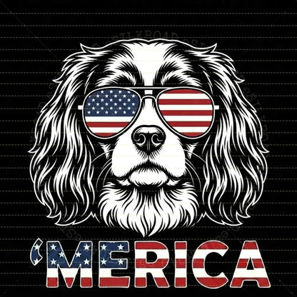 4th of July Dog Lover T-Shirt – Vintage Independence Day Graphic Tee