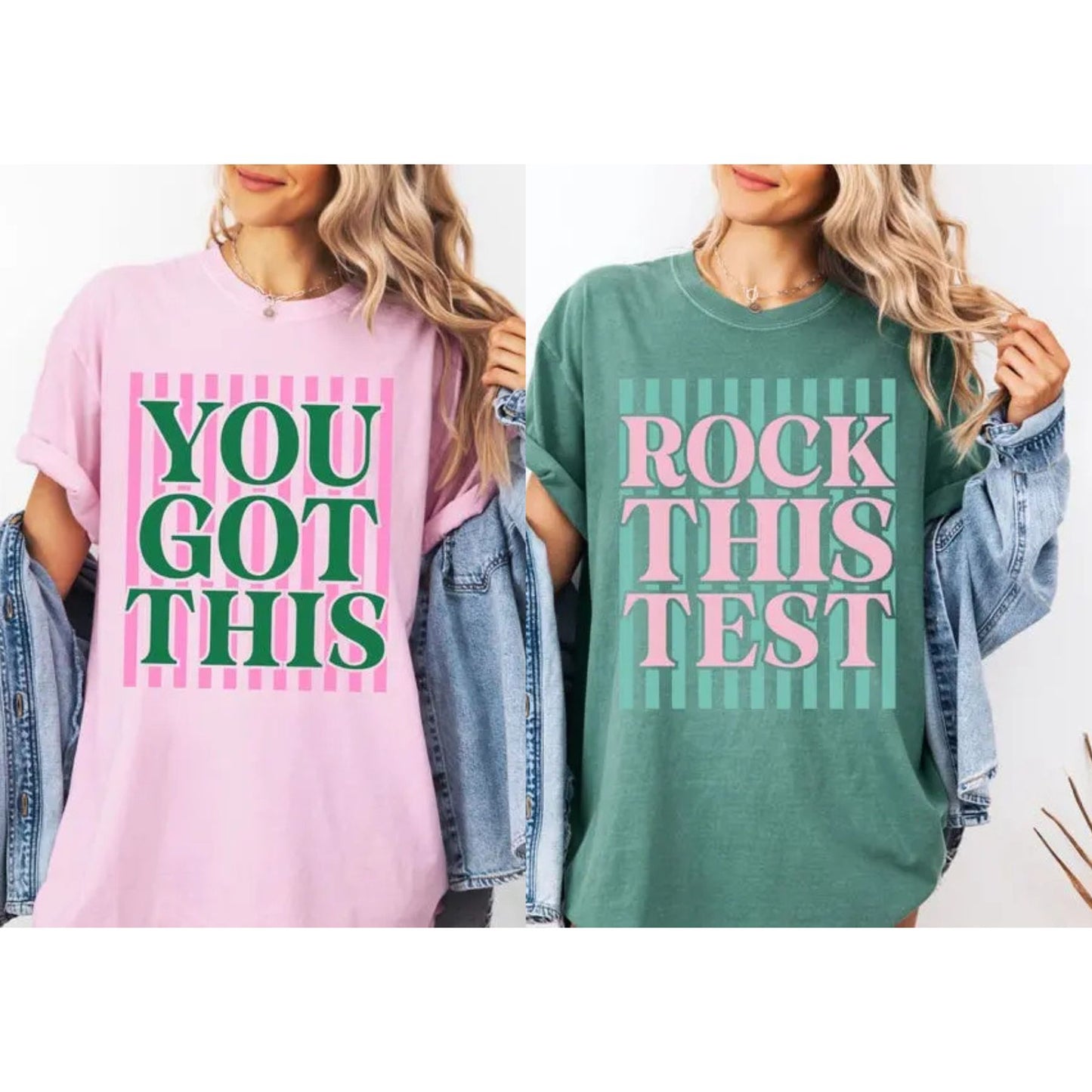 Comfort Colors® School Test Day T-Shirt – Motivational Student Graphic Tee, Encouraging Quote Shirt, Aesthetic Positive Mindset Classroom Outfit - Teezioo