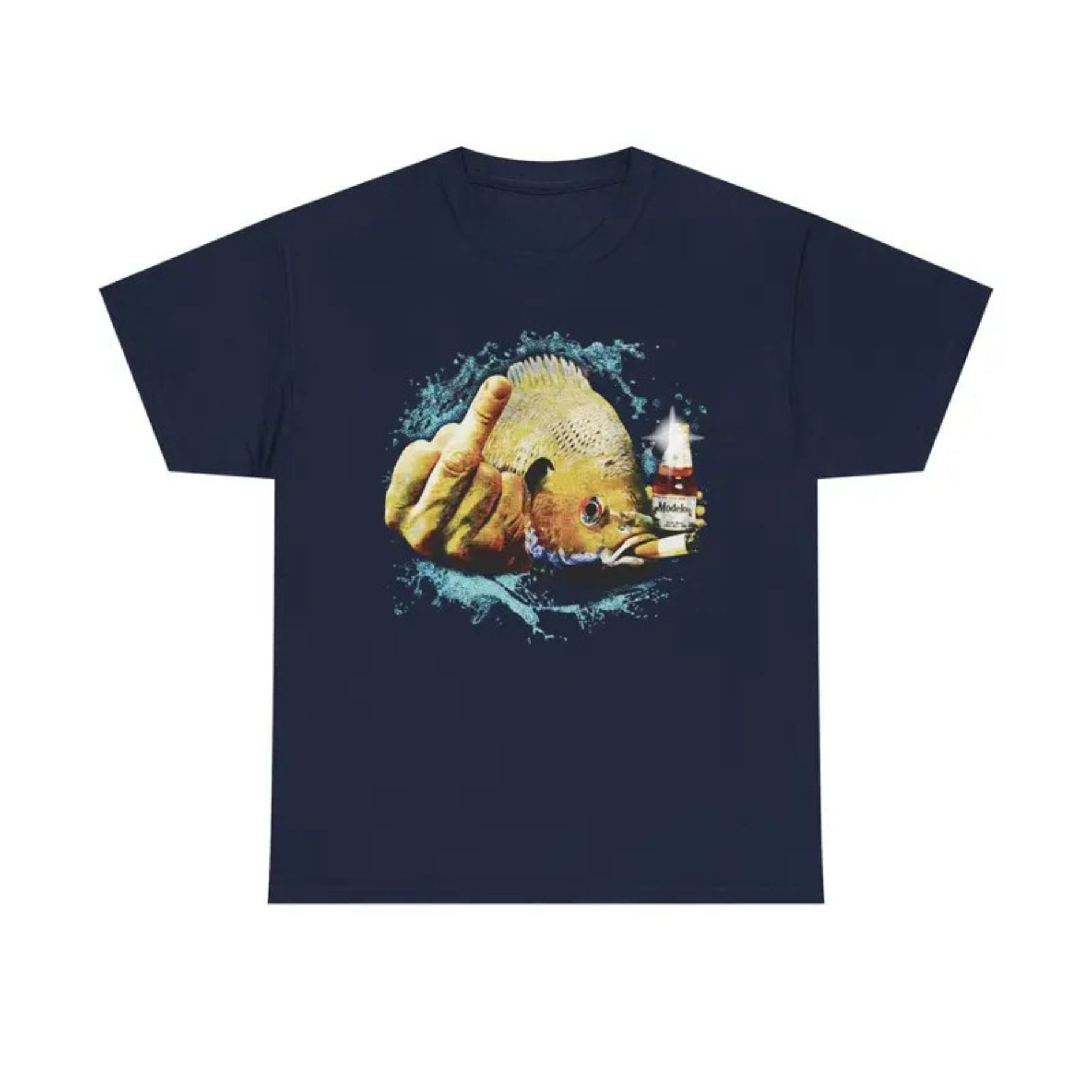 "Dope Bluegill" Fishing T-Shirt – Funny Attitude Fish Graphic Tee, Unisex Cotton Shirt - Teezioo