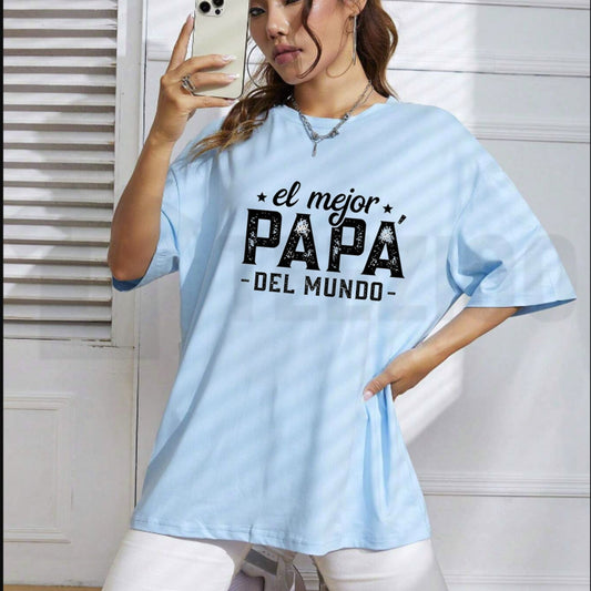 El Mejor Papá del Mundo Graphic T-Shirt – Celebrate the Best Dad in the World Spanish Father's Day Tee, Meaningful Family Urban Top - Teezioo