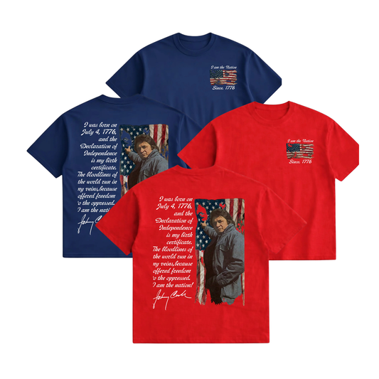 I Am The Nation Retro Country T-Shirt - Dogmomhat